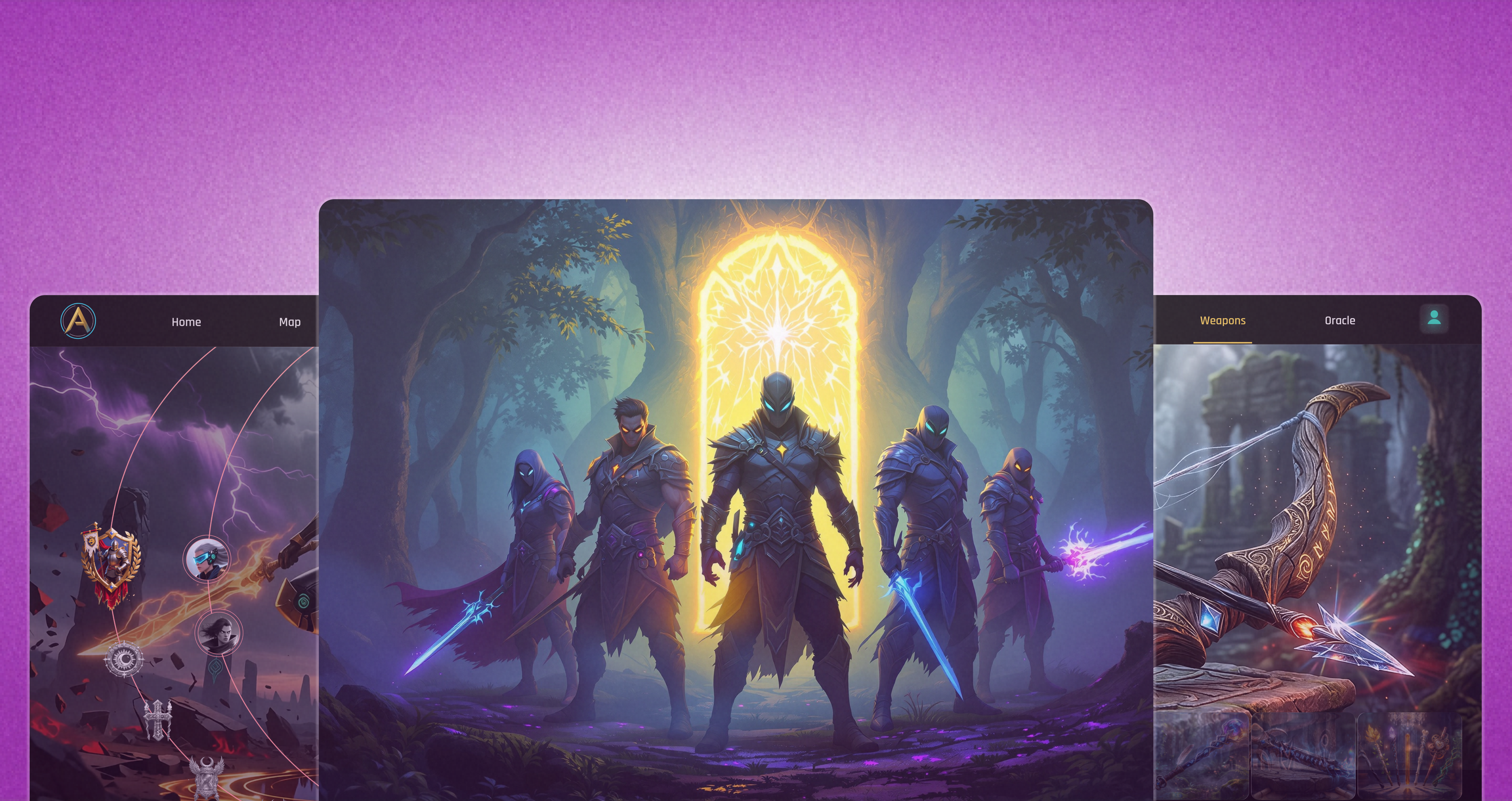 Aetherion - Game Website showcase