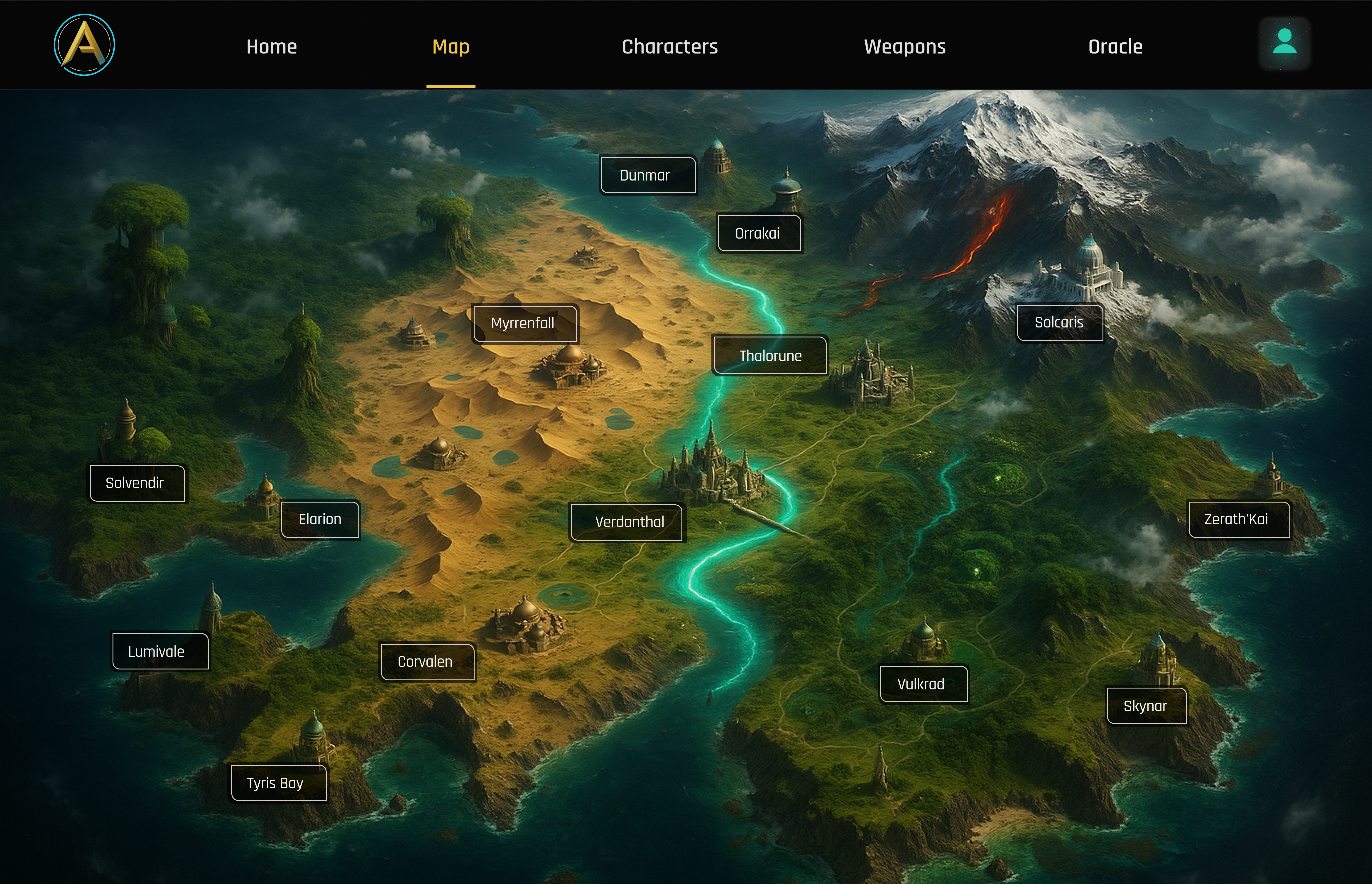 World Map -Aetherion