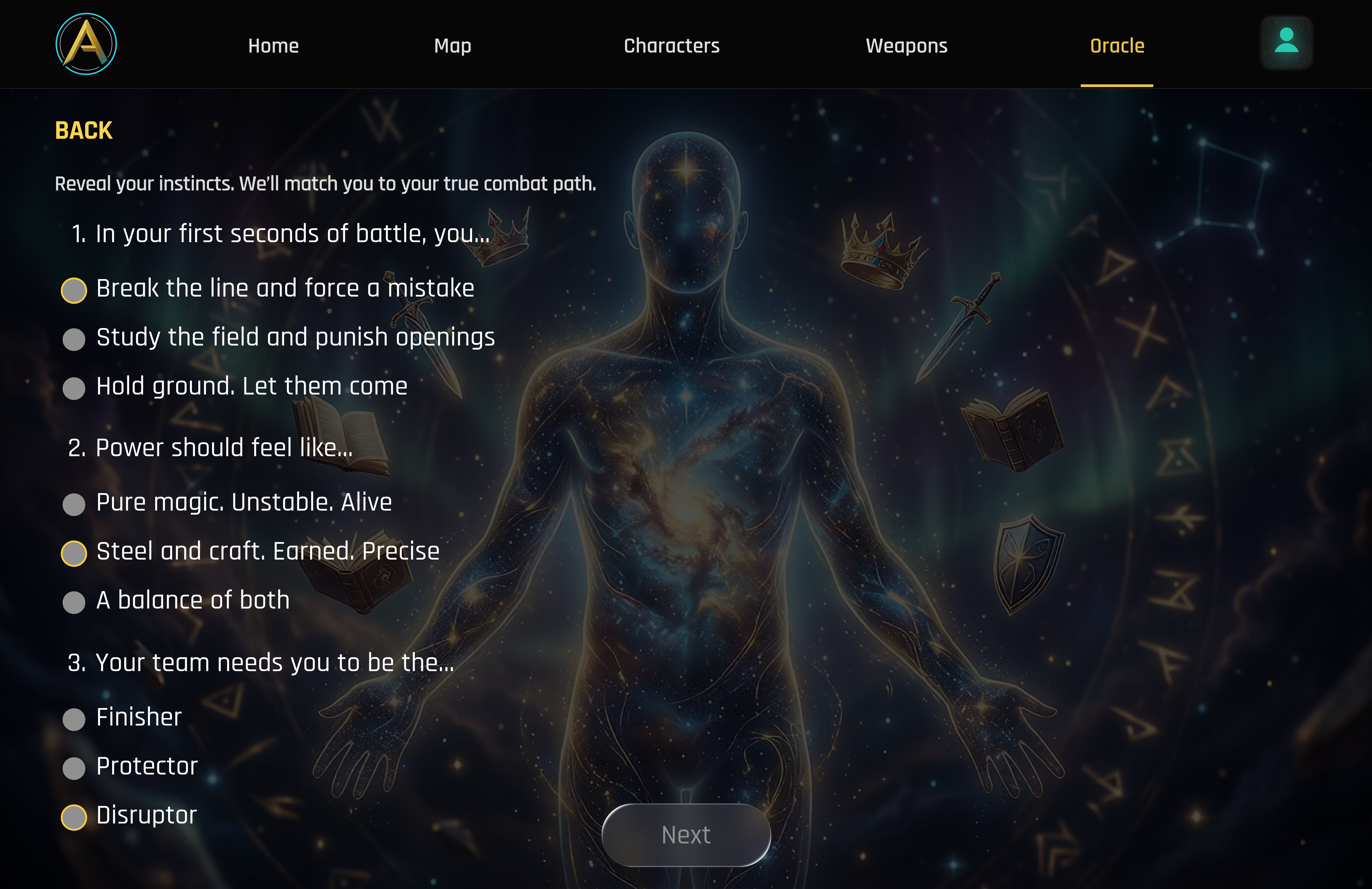 Oracle -Behavioral Quiz