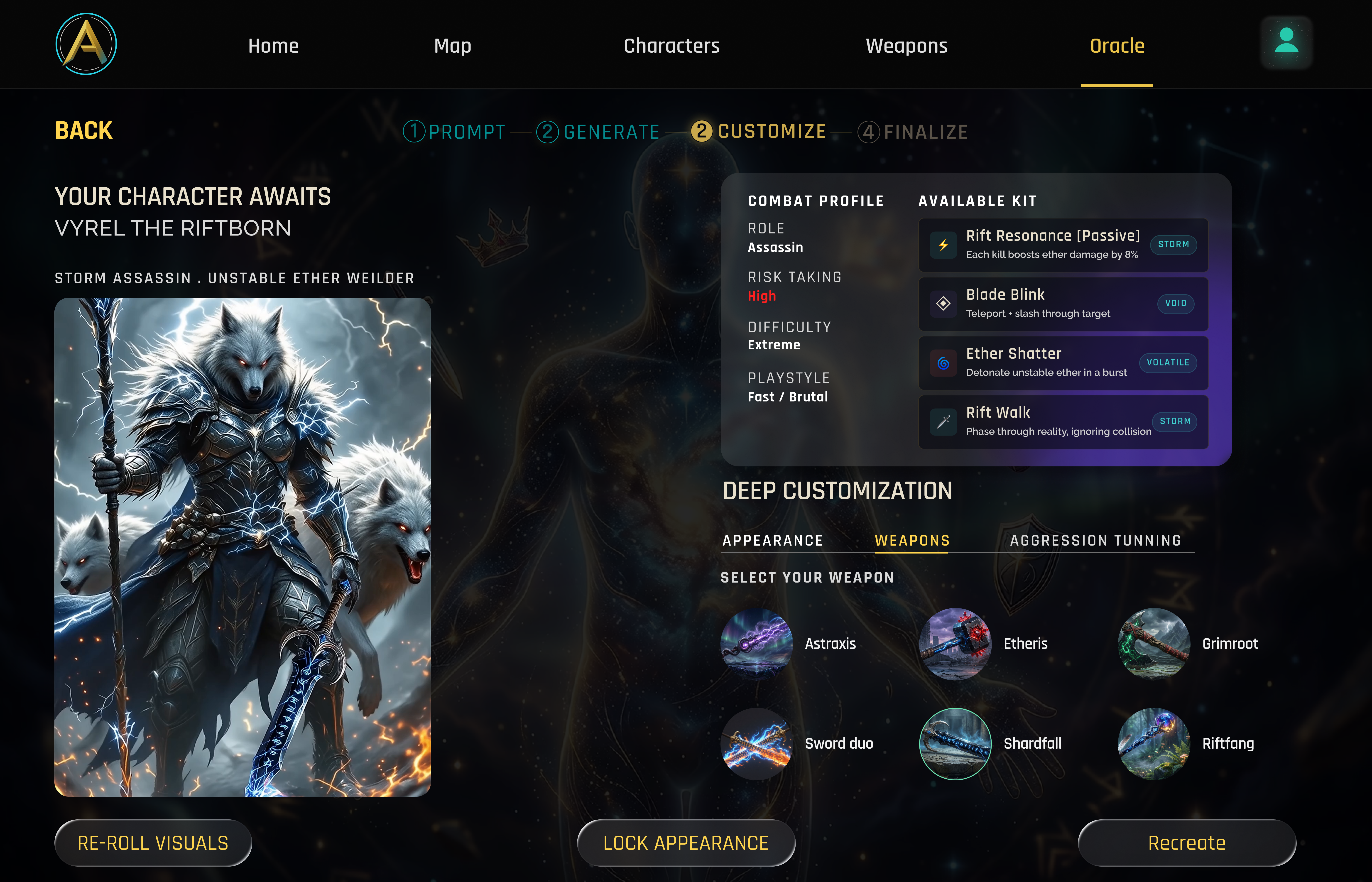 Deep Customization -Weapons