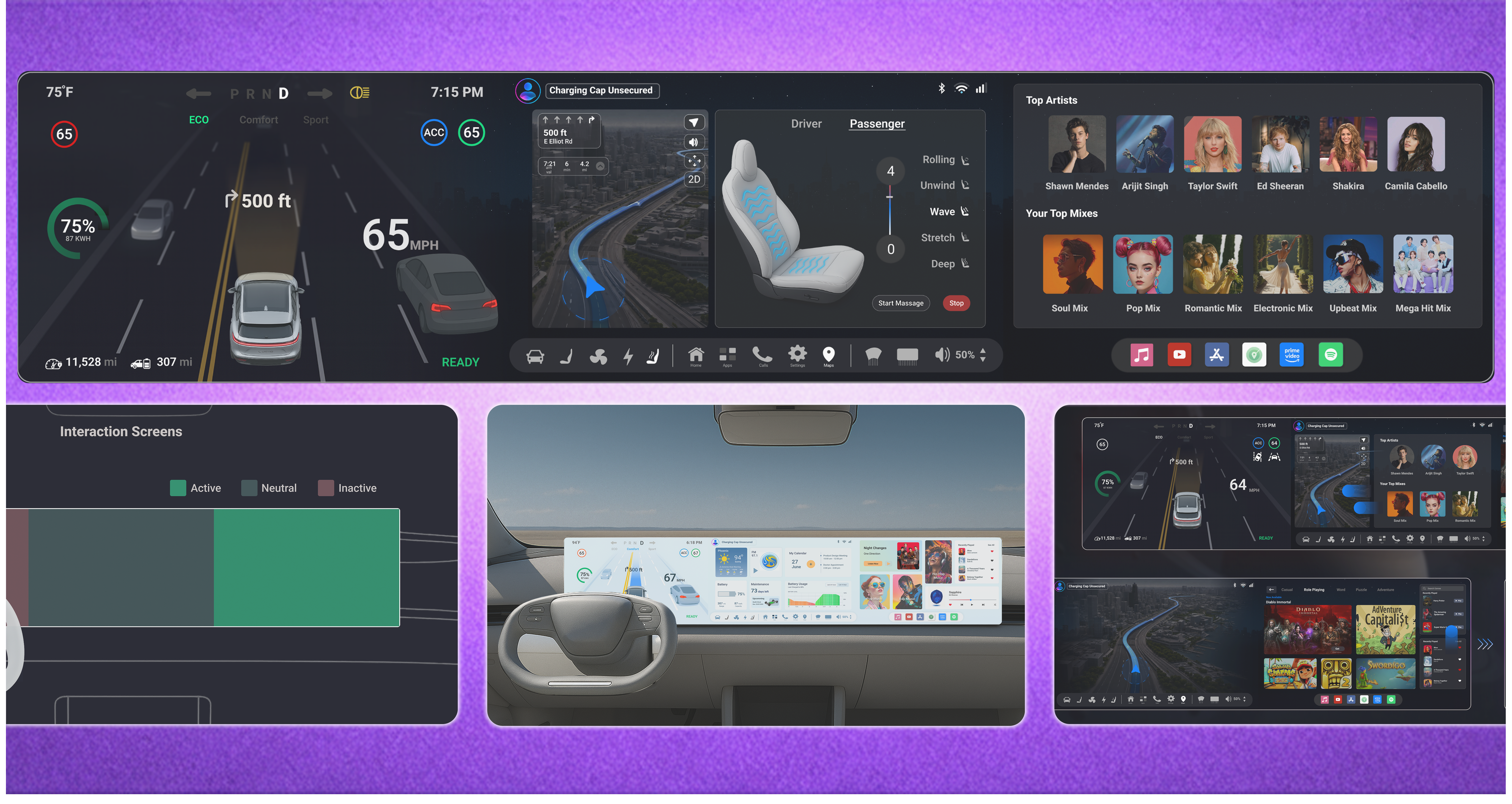 Next-Gen Automotive HMI showcase